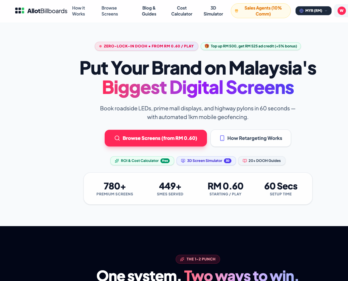 AllotBillboards Digital OOH & Geofencing Marketplace