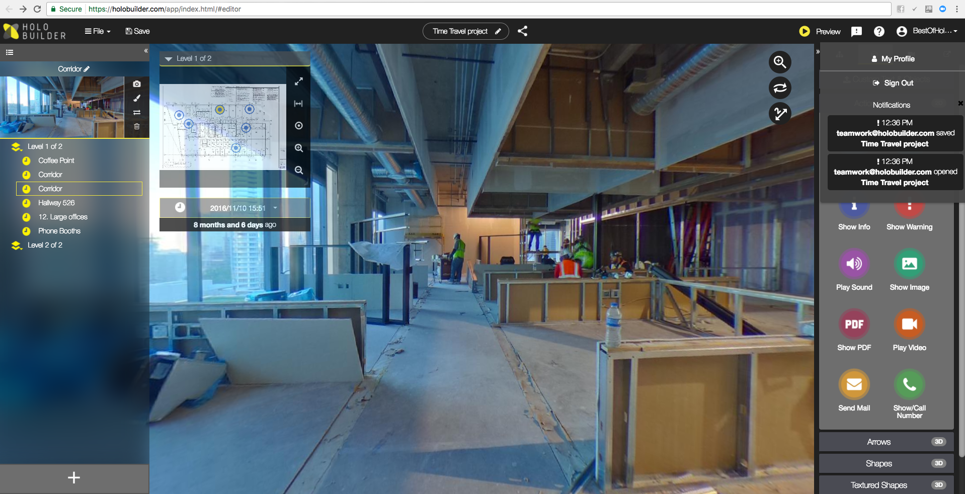 From Site to Showroom: Documenting Construction with 360° Progress Updates